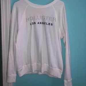 White Hollister crewneck